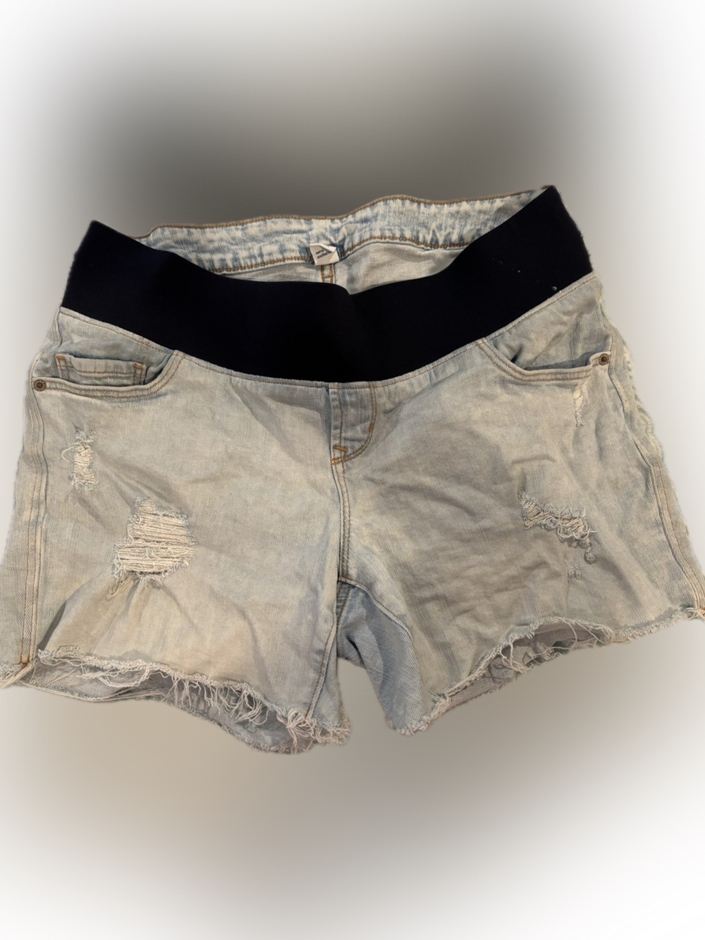 Maternity Jean shorts low waisted